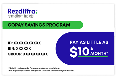 Rezdiffra Copay Savings Card